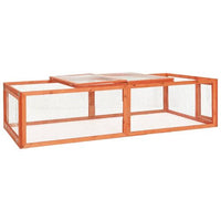 Premium Solid Firwood Rabbit Hutch - Spacious & Durable for Happy Pets!