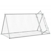 Deluxe Galvanized Steel Rabbit Hutch - Secure & Spacious for Happy Pets!