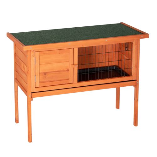 Ultimate 36" Waterproof Wooden Rabbit Hutch - Cozy Home for Small Pets